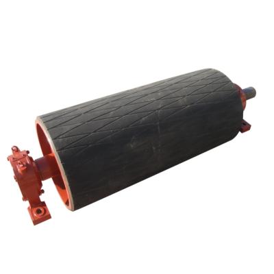 China Cheap And High Quality Head Drum Drive Belt Conveyor Pulley Carbon Steel Belt Conveyor Drive Heat Resistant Rubber Pulley for sale