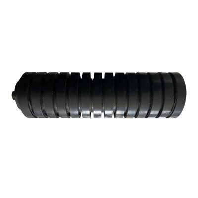 China Manufacturer 76mm-219mm Impact Roller Heat Resistant Good Quality Buffer Idler Belt Conveyor Idler Waiting Roller for sale