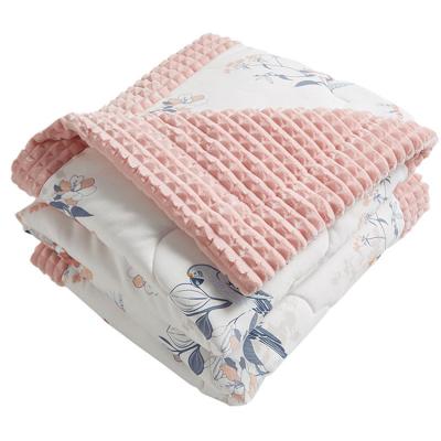 China Folded Muslin Baby Blanket Quilt Cotton Thickening Quilt For babies for sale