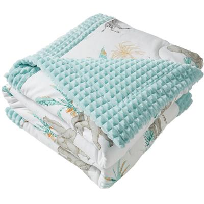 China Folded Winter super warm cheap thick newborn baby blanket wholesale baby bedding for sale