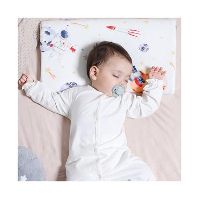 China Anti Dust Mite Portable infant baby head neck support baby bed pillow with pillow case for sale