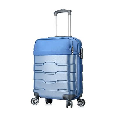 China ABS Aluminum Trolley Rolling Spinner Wheels Suitcase Cover Woman Travel Bag Luggage for sale