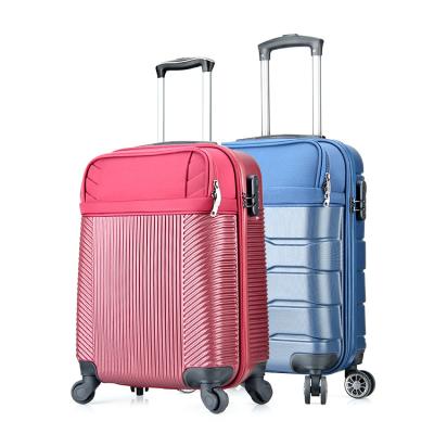 China ABS Traveling Spinner Rolls Practical High Capacity Suitcase TSA Lock Bags Trolley Luggage for sale