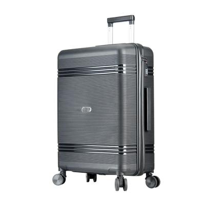 China PP Aluminum Alloy Pull Rod Practical Business Fashion PP Material Trolley Suitcase Luggage for sale