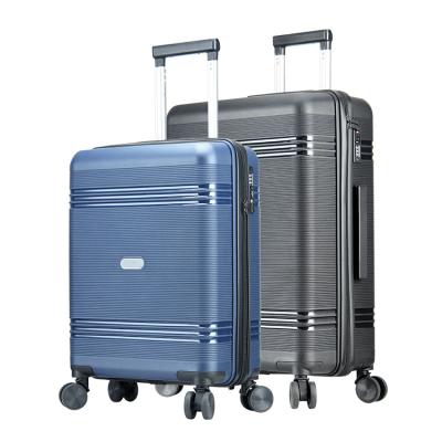 China Colorful Modern 20 PP Style Suitcase Durable 24 To 28 Inch Aluminum Trolley Travel Luggage for sale