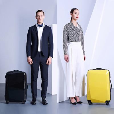 China Hard Shell Fashion Trolley Luggage Case OEM Carry On Hand Luggage Cabin Luggage Set PC Carry On Hand Luggage Custom Suitcase With Spinner Rolling Wheels for sale