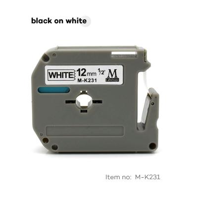 China COMPATIBLE compatible cartridge of m k m k231 m-k231 mk231 for PT85, PT100, PT110 p touch label printer for sale