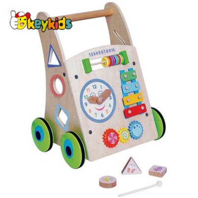 China For Children 2019 Top Selling Multifunctional Wooden Baby Walker Hands Training Skill For Wholesale W16E052 for sale