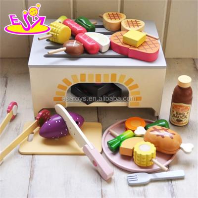 China For kids intelligence trainning new mini kitchen set toy, wooden kitchen sets toy, lovely wooden toy kitchen set for baby W10D113 for sale