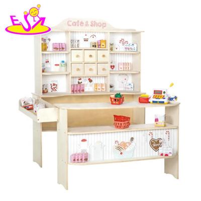 China Pretend New Classic Toys Classic Toys Mini Market Stall Wooden Toy For Children W10A082 for sale