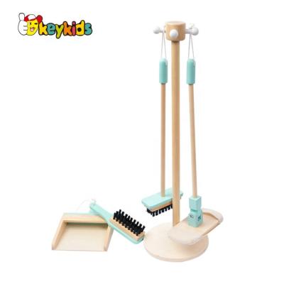 China Pretend to play toys 2021 new arrival to pretend to play wooden children to clean sets for wholesale W10D260 for sale