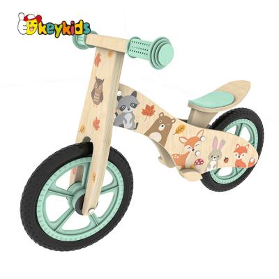 China Ride On Toy OEM Customize 3 In 1 Wooden Tricycle Balance Bike For Kids W16C323 for sale