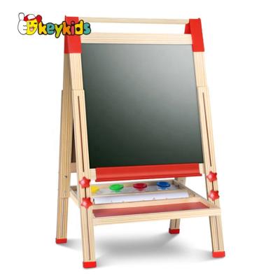 China For Kids Hands Training Skill Most Popular Wooden Double Sided Magnetic Kids Drawing Board For Children Studying W12B196 for sale