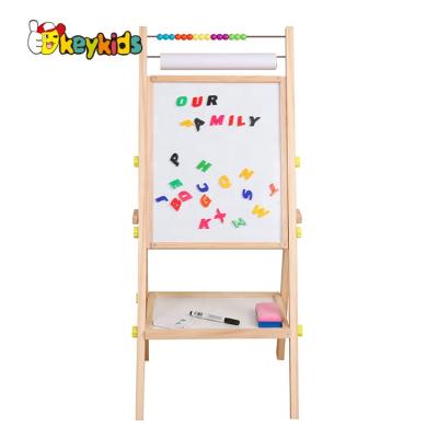 China Early Educational Game Double Sided Wooden Drawing Board Toy For Children W12B129 for sale