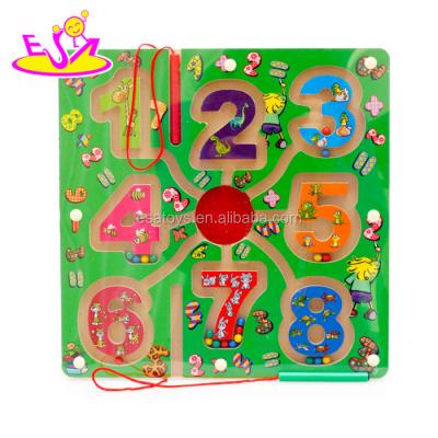 China 2017 New Products Children Educational Toy Wooden Magnetic Maze W11H019 W11H019 Color Maze for sale