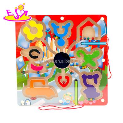 China New Products Develop Intelligence Wooden Toy Magnetic Maze For Children W11H018 W11H018 for sale