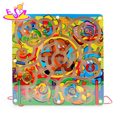 China 2017 New Products Develop Intelligence Children Play Maze Board W11H020 W11H020 Wooden Magnetic Maze Board for sale