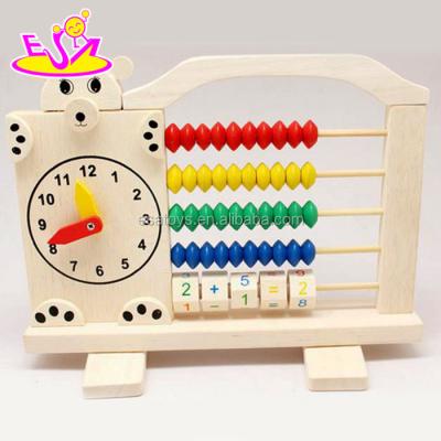 China Bring joyful to children learn wooden abacus stand counting toy, best educational toy toys wooden abacus stand W12A018 for sale