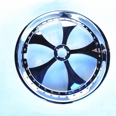 China Custom Size 6061 T6 Aluminum 23 Inch CNC Machining Aluminum Motorcycle Wheel Edges Forged Wheel White Polished Finish for sale