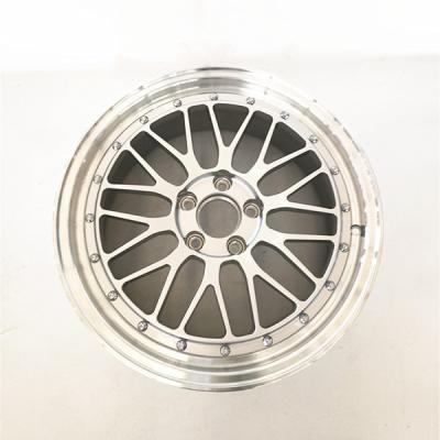 China Alloy Wheels Edges 19 Inch Multi Spoke Brushed Finish Alloy Car Wheel Forged Wheels And Rims for sale