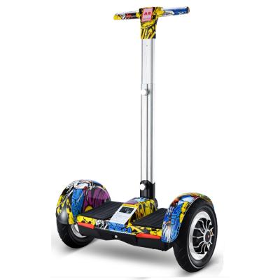 China 2021 Anti Slip 10 Inch 2 Wheel Unisex Professional Adjustable Lever Hand Design Self Balancing Scooter With Handle for sale