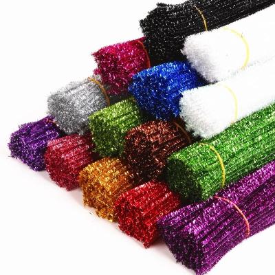 China Manual Puzzle DIY Hand Craft Materials For Creative Children Toys Glitter Chenille Stems Whistle for sale