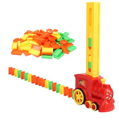 China Hot Selling Small Electric Automatic Train Dominoes Authorization Manual Puzzle Delivery Building Blocks for sale