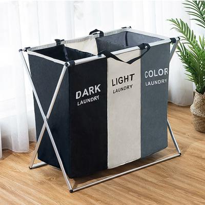 China Eco-Friendly and Economical Laundry Hamper Large Collapsible Basket Organizer Basket Storage Waterproof Home Laundry Hamper for sale