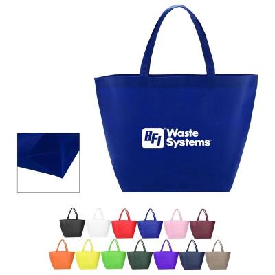 China Eco-friendly and economical cheap custom printed large capacity recyclable nonwoven fabric ship shopping bag with logo for sale