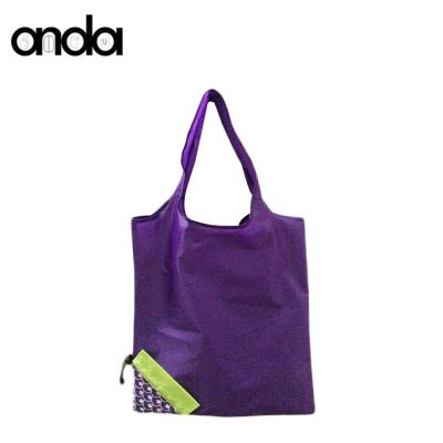 China New Handled Recycle Polyester Eco Friendly Wholesale Shopping Tote Bag for sale