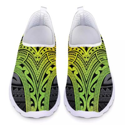 China Wholesale Women's Tribal Printing Women's Platform Sports Shoes Ladies Sports Shoes MOQ 1 Outdoor Walking Running Shoes 2021 for sale