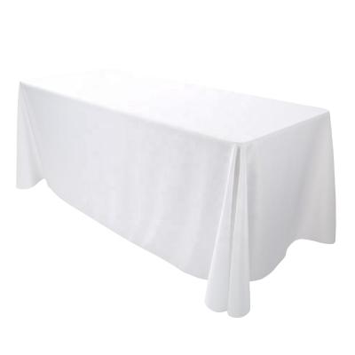 China Wholesale Custom Anti-static Printed Christmas Fabric PP Nonwoven Tablecloth Wedding Disposable Tablecloth for sale