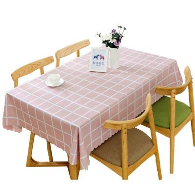 China Sustainable Waterproof Table Cloth And Free Washing PP Nonwoven Square Table Cloth for sale