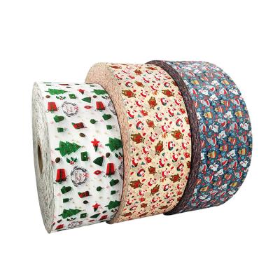 China Sustainable High Quality Spunlace Fabric Printed Polypropylene Nonwoven Fabric Roll for sale