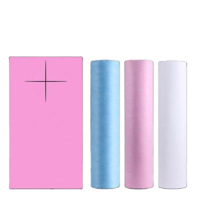 China Customized Disposable Size And Color Disposable Nonwoven Bed Sheet Roll for sale