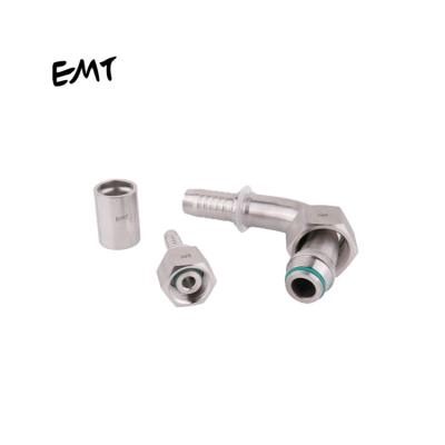 China 316L Water Straight And Elbow Bsp Hydraulic Hose Connector Fitting Couplings For Sale Male EMT Swaged Stainless Steel Hose Fittings for sale