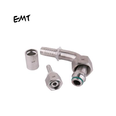 China Water EMT 20441/20541 316L Forged Metric Hydraulic Elbow Fittings 45 Degree 304 Stainless Steel Pipe Connector for sale