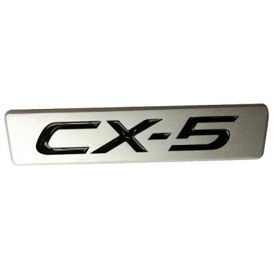 China Europe CX-5 Custom Aluminum Carved Auto Logo for sale