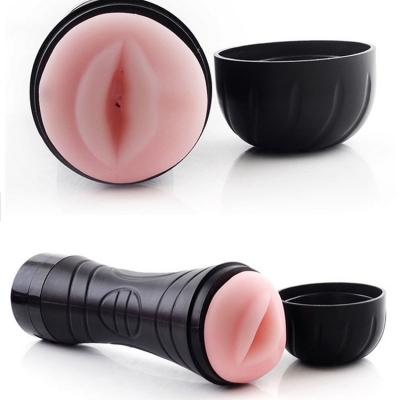 China Male Realistic Vaginal Masturbator Artificial Vaginal Sex Toys Realistic Soft Silicone Masturbation Aircraft Cup Men Sex Toys for sale