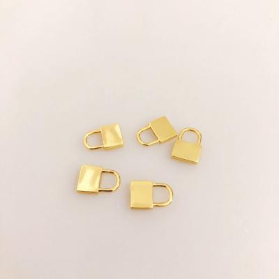 China YJ-CZP24 Wholesale Tasty Gold Plated Lock Jewelry Pendant Charm TRENDY Fashion Necklace Bracelet Pendants 18k for sale