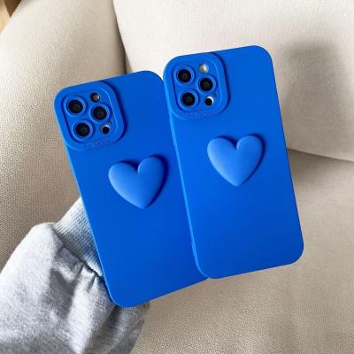 China 2021 Shockproof Hot Selling Blue Klein Cell Phone Case Cover For Iphone 13 7 8 pro plus max max 11 12 xs for sale