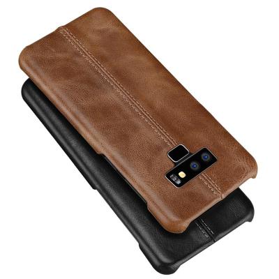 China Most popular comfortable top quality genuine leather phone case protector for samsung galaxy note9 for sale