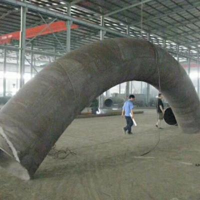 Cina Gli accessori per tubi d'acciaio a 4 pollici di ASTM A234 WPB scoprono le curvature per il PROGETTO del PONTE in vendita