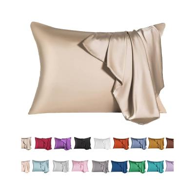 China Summer Hot High Quality Adult Silk Pillowcase Anti-bacteria Sale Reversible Breathable Silk Pillowcase for sale