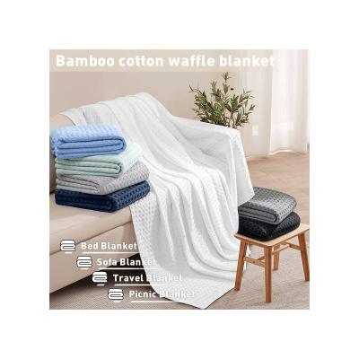 China 100% Bamboo Bed Blanket For All-Season Parity Baby Fiber Safety Blanket Adult Upscale Bamboo Summer Blanket for sale