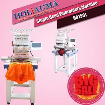 China HO1501 single head 15 needles computerized embroidery machine like swf embroidery machine for sale