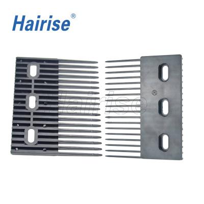 China HaNHM-18T Plastic Conveyor Plastic Spare Parts Roller Power Transition Series Conveyor Comb Board for sale