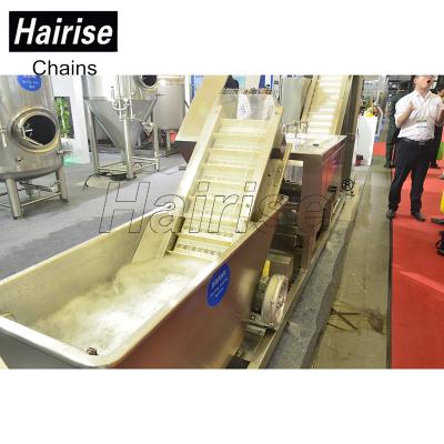 China Hairise 20% Heavy Duty Oil Saving Conveyor Belt Dishwasher Cleaning System for sale