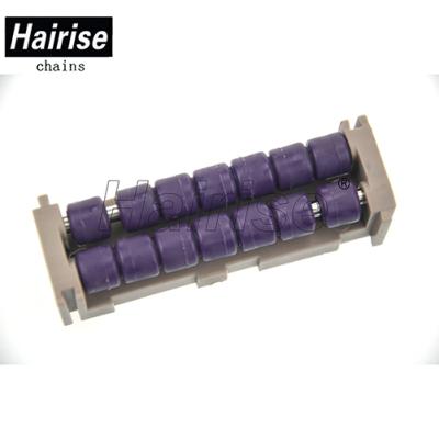 China food & Beverage Plant Plastic Conveyor Neck Guides Rail With Roller For Transmission Machine Conveyor For Food And Beverage Industry Use for sale