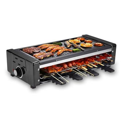 China Hot Selling New Design BBQ Grill Household BBQ Grill Electric Touch Electric Indoor Hot Smokeless BBQ Adjustable Temperature for sale